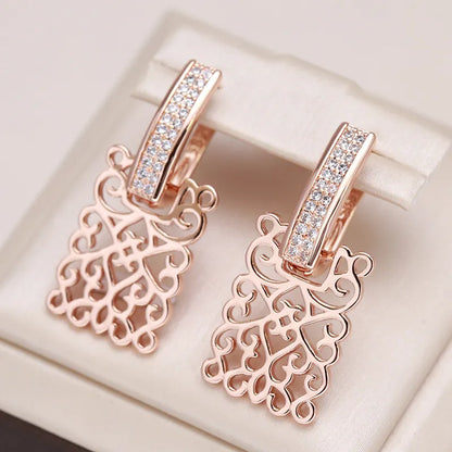 Vintage Square Earrings