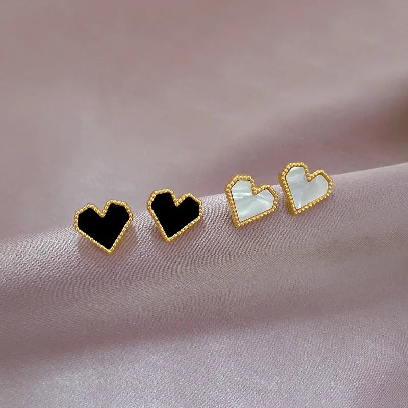 Pixel Heart Earrings