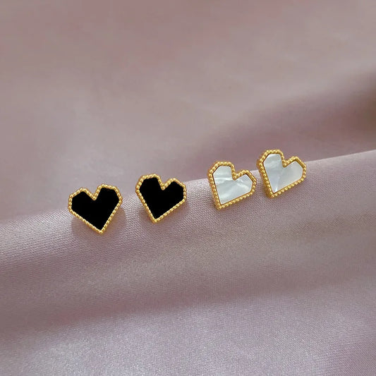 Pixel Heart Earrings