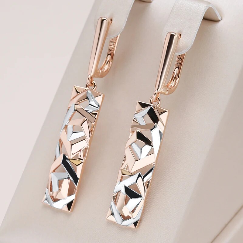 Geometric Drop Earrings