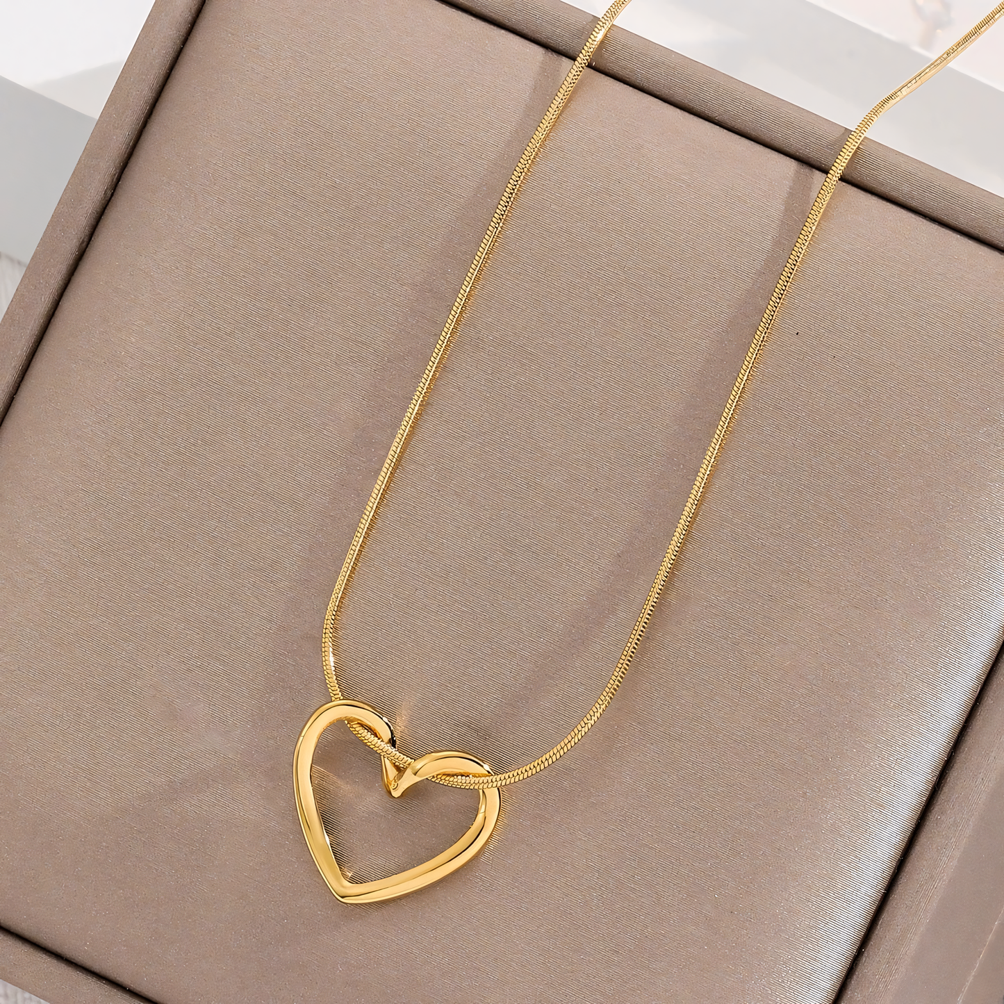 Twisted Heart Necklace