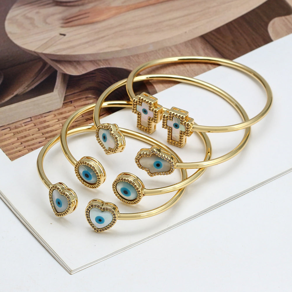 Open Evil Eye Bangles