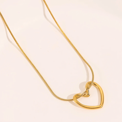 Twisted Heart Necklace