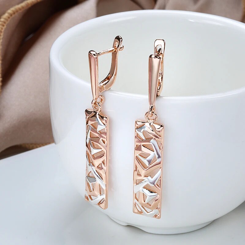 Geometric Drop Earrings