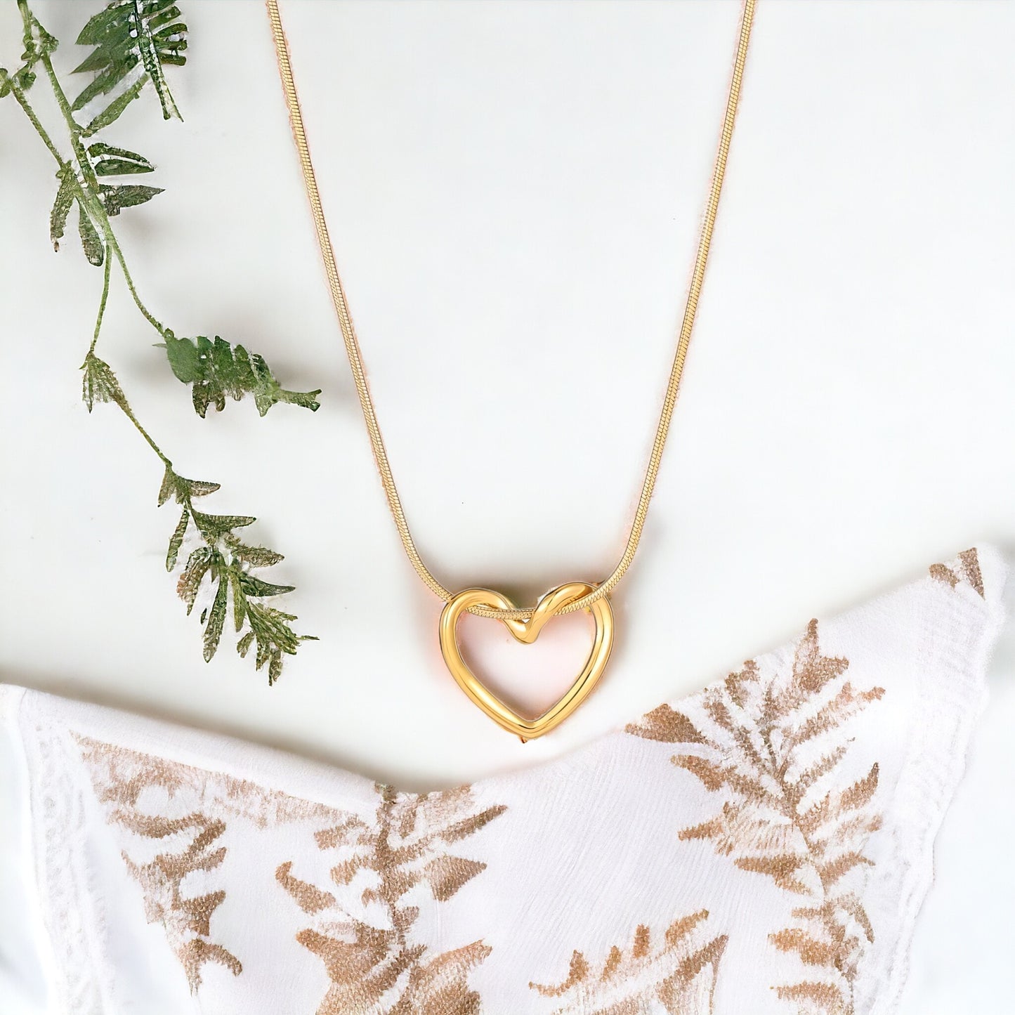 Twisted Heart Necklace