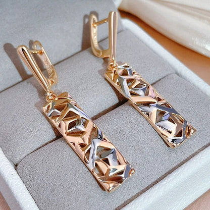 Geometric Drop Earrings