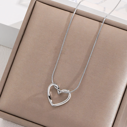 Twisted Heart Necklace