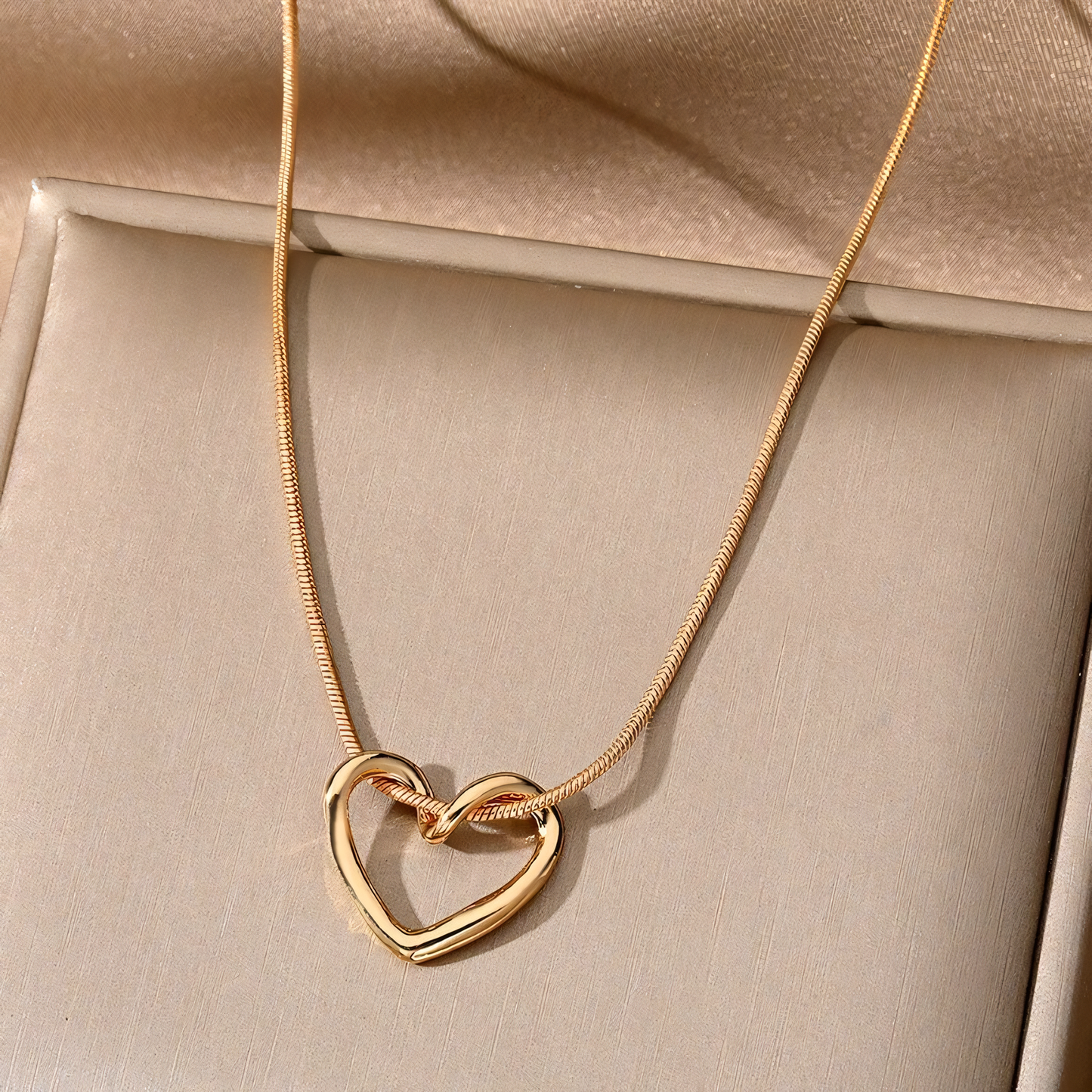 Twisted Heart Necklace